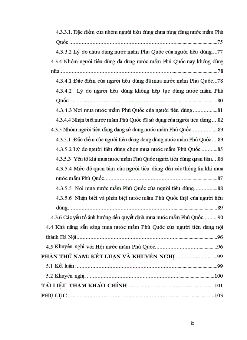 image for page Nghiên cứu tình hình tiêu dùng nước mắm và xác định một số yếu tố ảnh hưởng đến quyết định mua nước mắm Phú Quốc của người tiêu dùng nội thành Hà Nội 2011