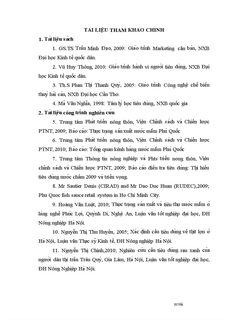 image for page Nghiên cứu tình hình tiêu dùng nước mắm và xác định một số yếu tố ảnh hưởng đến quyết định mua nước mắm Phú Quốc của người tiêu dùng nội thành Hà Nội 2011