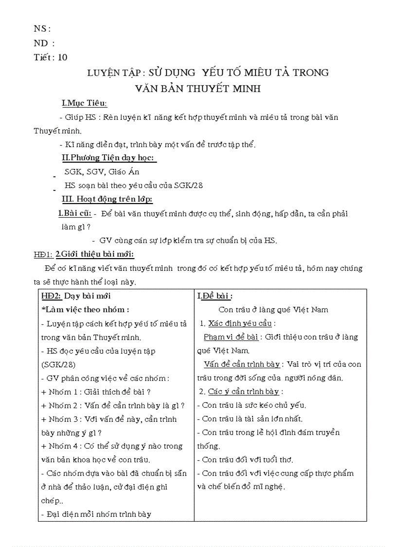 image for page Giáo án ngữ văn 9