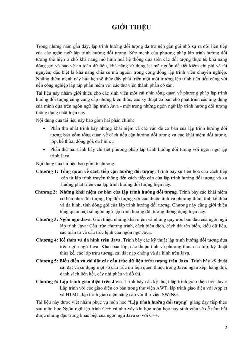 image for page Lập trình hướng đối tượng với Java