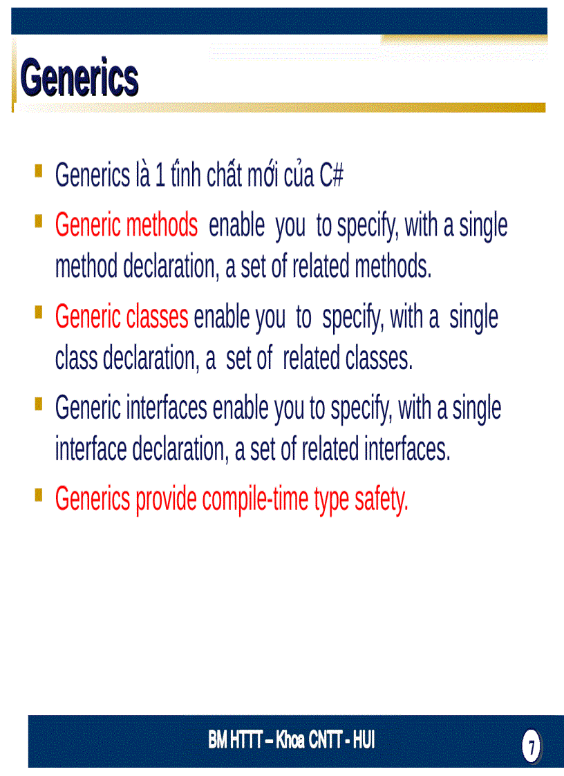 image for page Generics