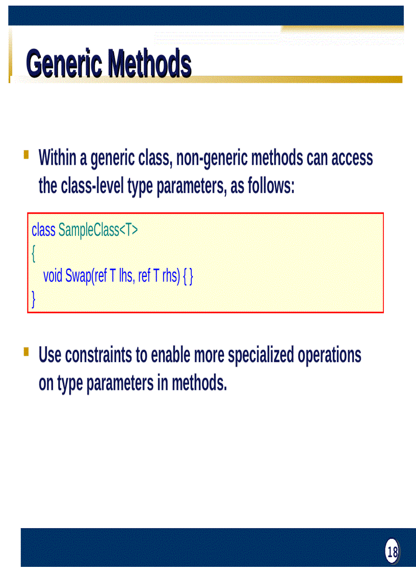 image for page Generics