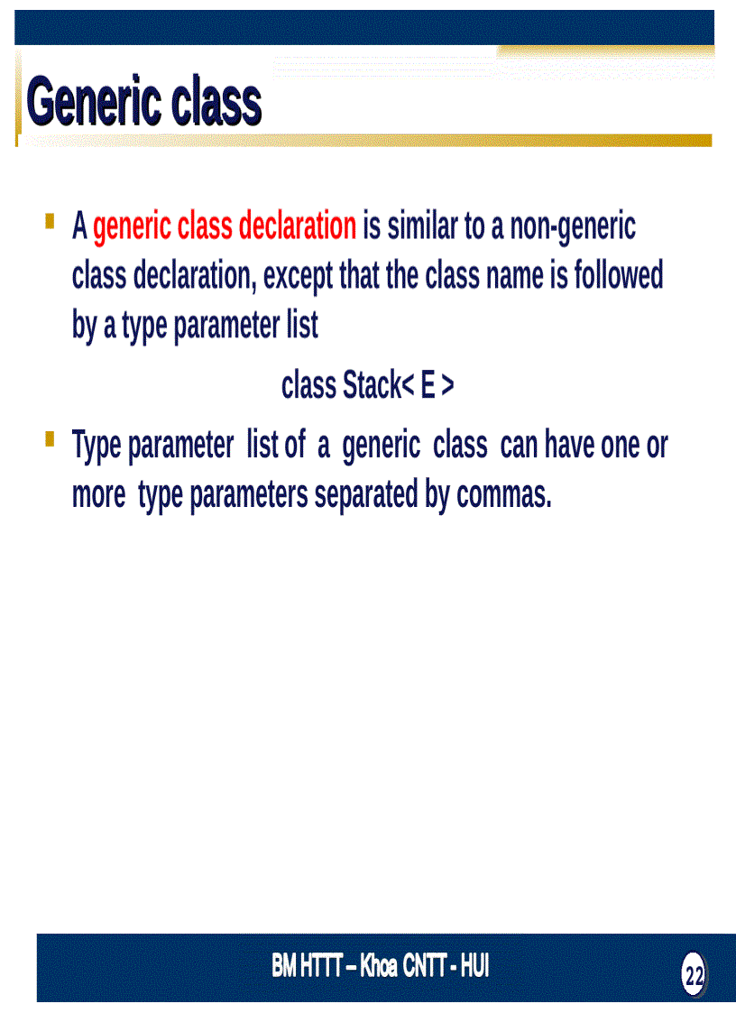 image for page Generics