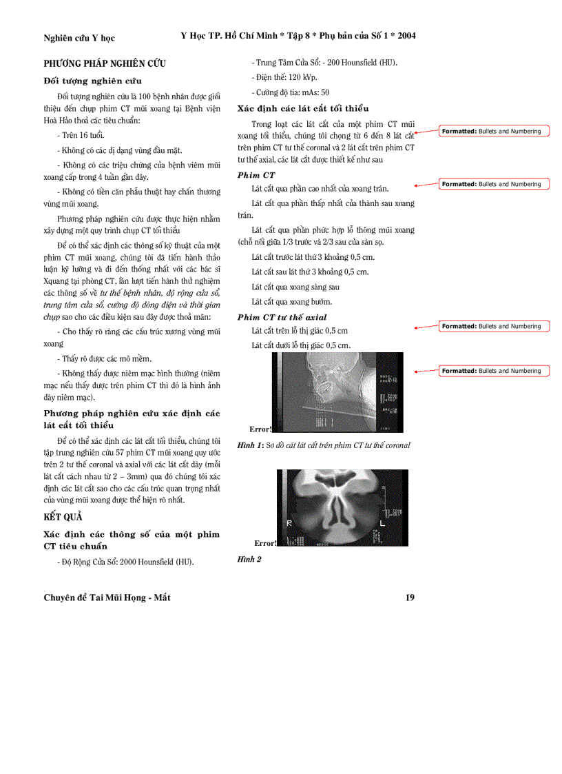 image for page Đề xuất quy trình chụp điện toán cắt lớp mũi xoang tối thiểu trong chuẩn đoán bệnh lý viêm mũi xoang