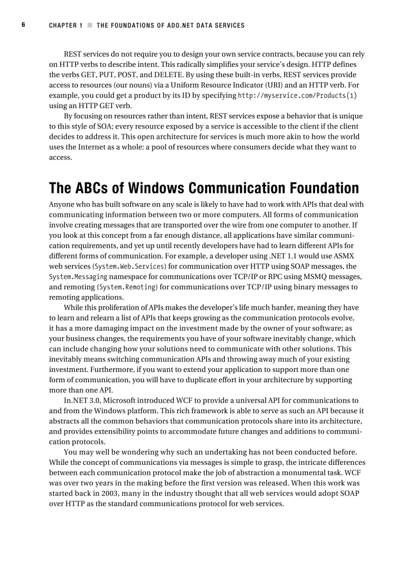 image for page Pro ADO NET Data Services Working with RESTful Data