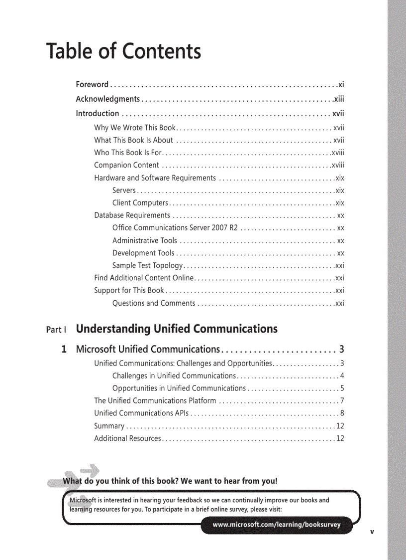 image for page Programming for Unified Communications with Microsoft Offi ce Communications Server 2007 R2