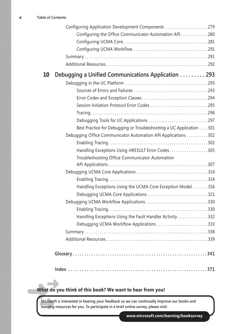 image for page Programming for Unified Communications with Microsoft Offi ce Communications Server 2007 R2