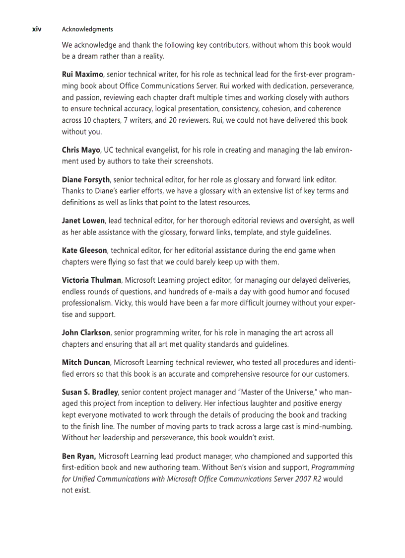 image for page Programming for Unified Communications with Microsoft Offi ce Communications Server 2007 R2