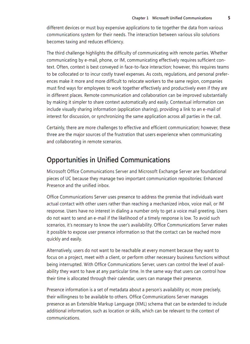 image for page Programming for Unified Communications with Microsoft Offi ce Communications Server 2007 R2