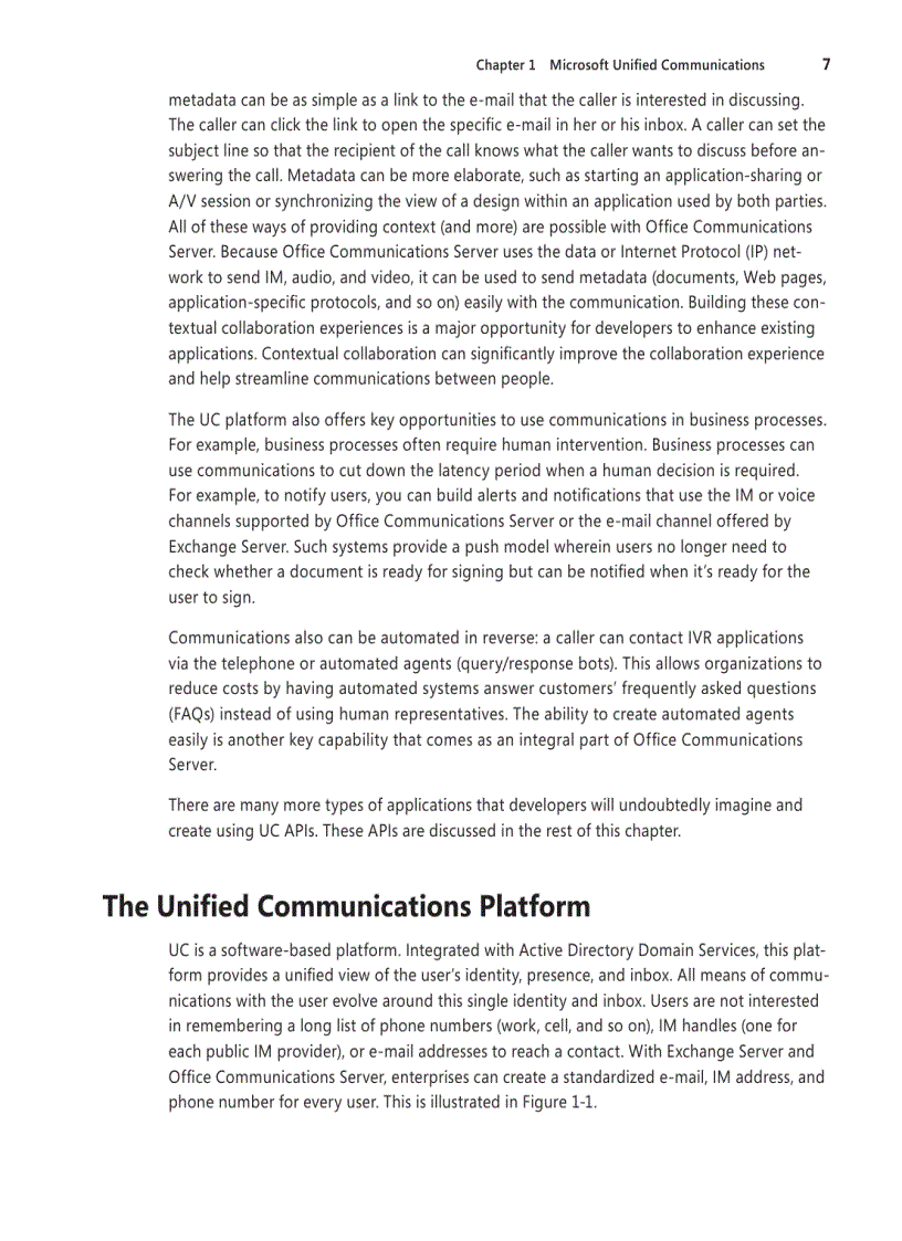 image for page Programming for Unified Communications with Microsoft Offi ce Communications Server 2007 R2