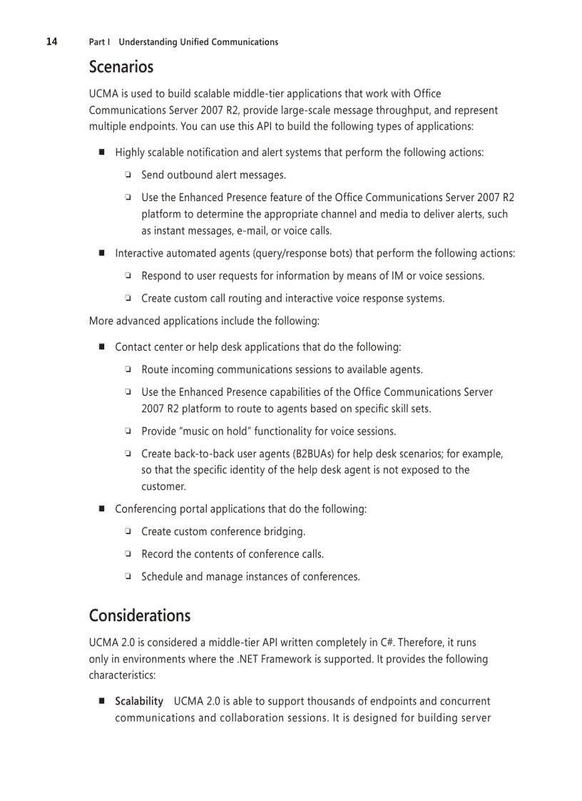 image for page Programming for Unified Communications with Microsoft Offi ce Communications Server 2007 R2