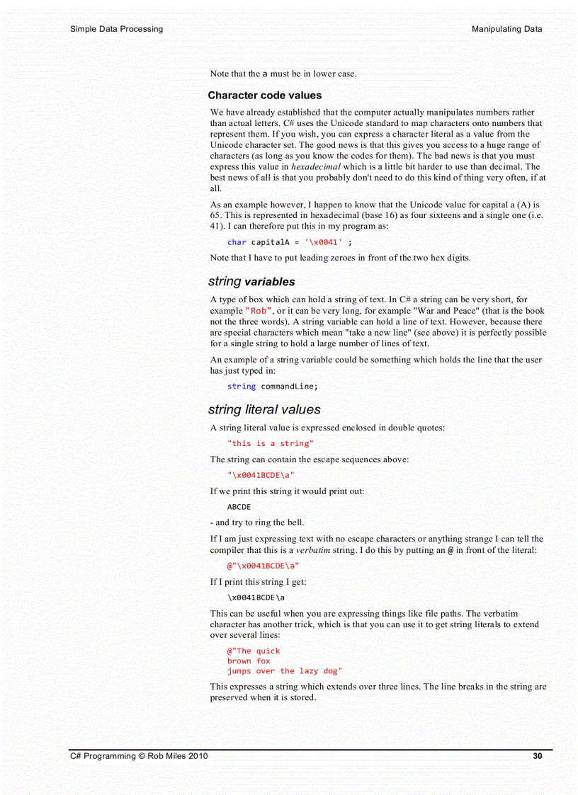 image for page C Programming