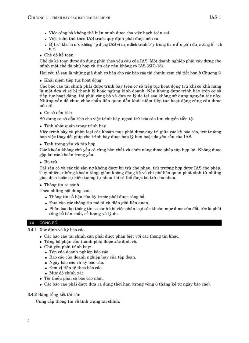 image for page Chuẩn mực kế toán quốc tế 1