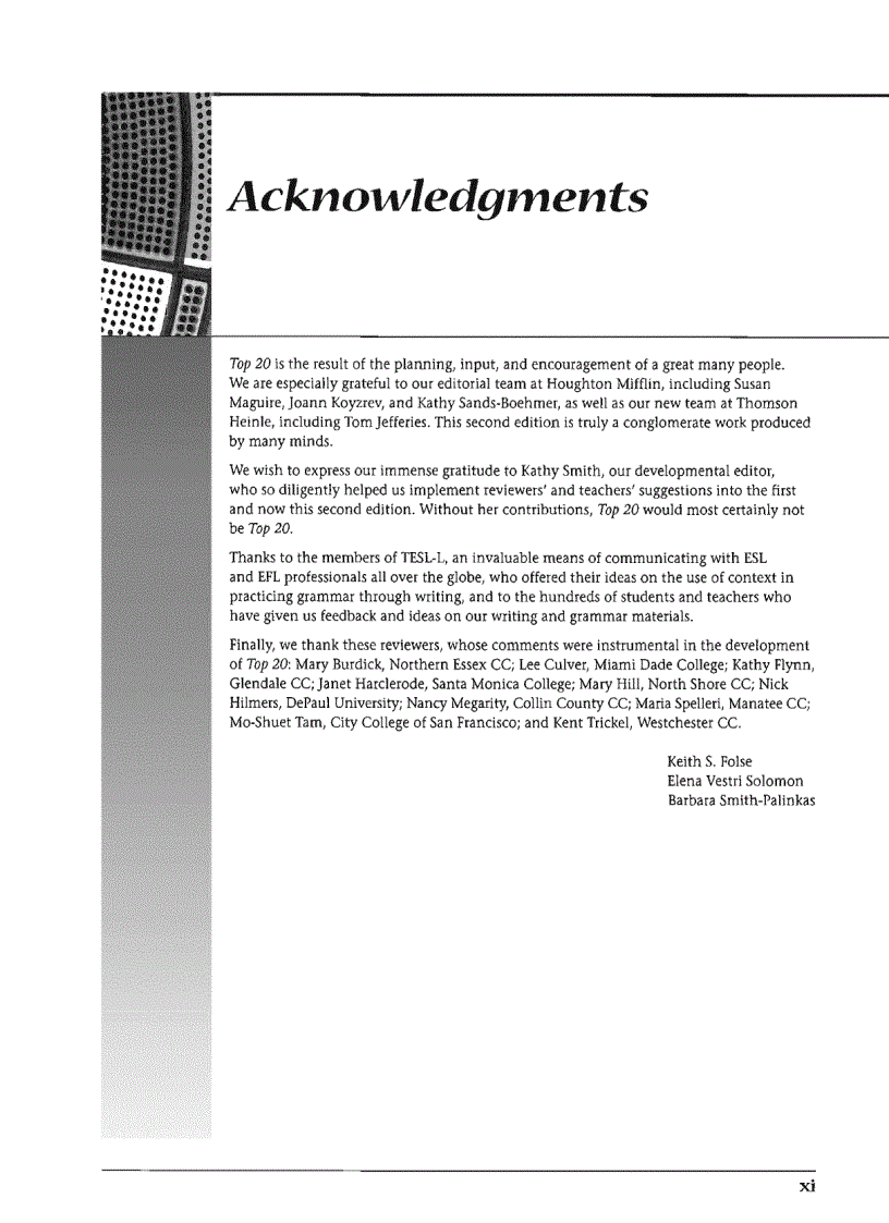 image for page Top 20 Great grammar for great writing