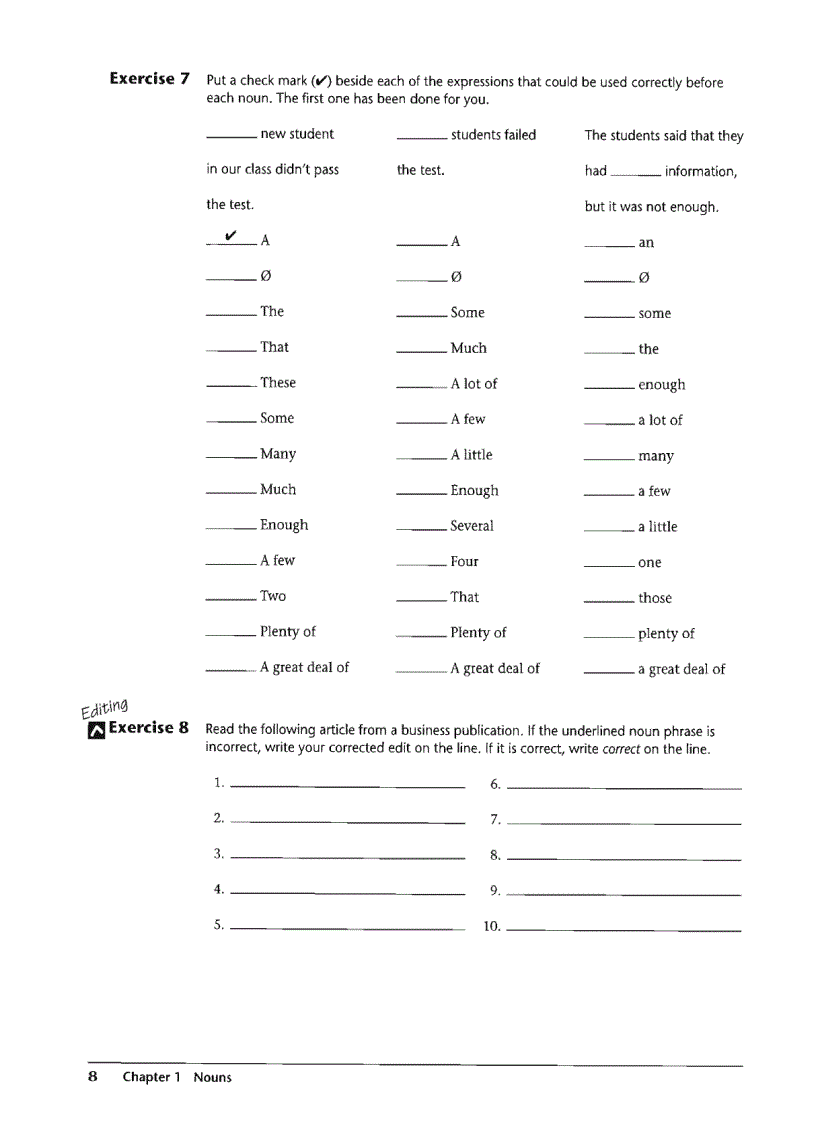 image for page Top 20 Great grammar for great writing