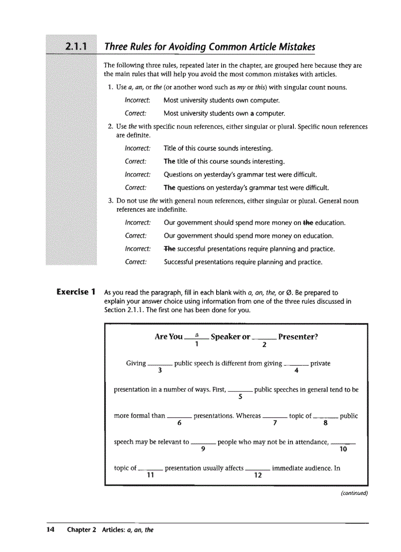 image for page Top 20 Great grammar for great writing