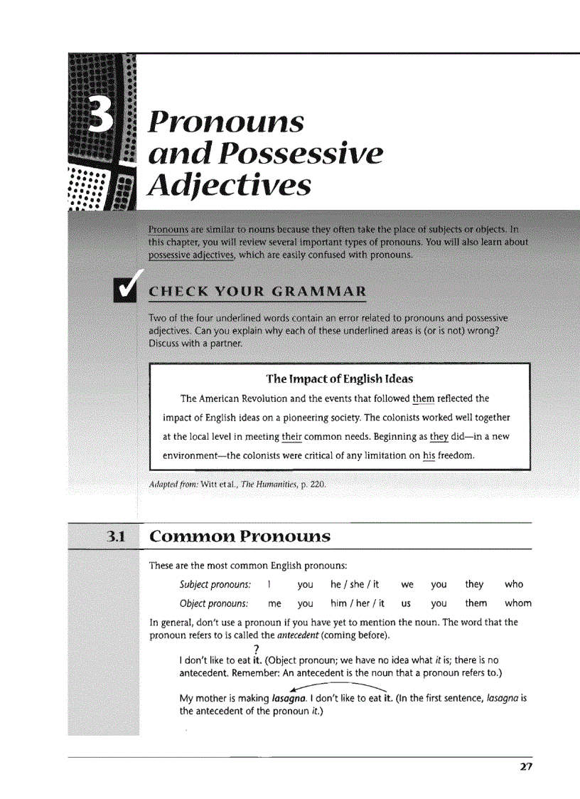 image for page Top 20 Great grammar for great writing