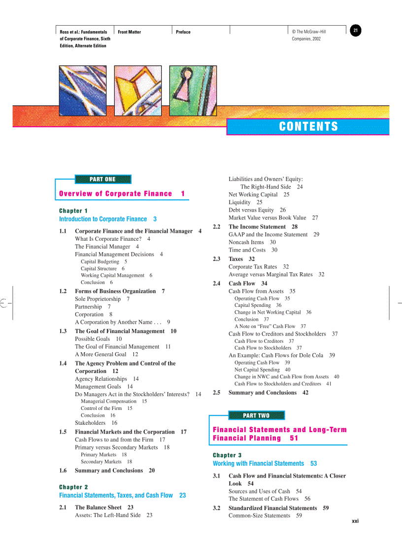 image for page Fundamentals Of Corporate Finance