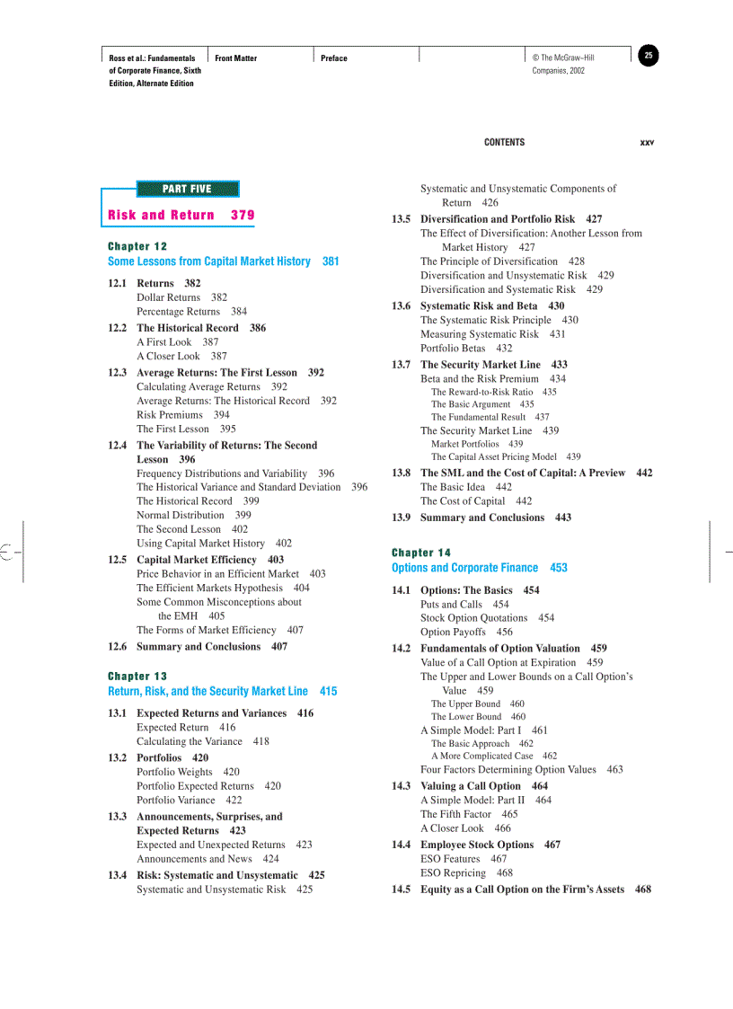 image for page Fundamentals Of Corporate Finance