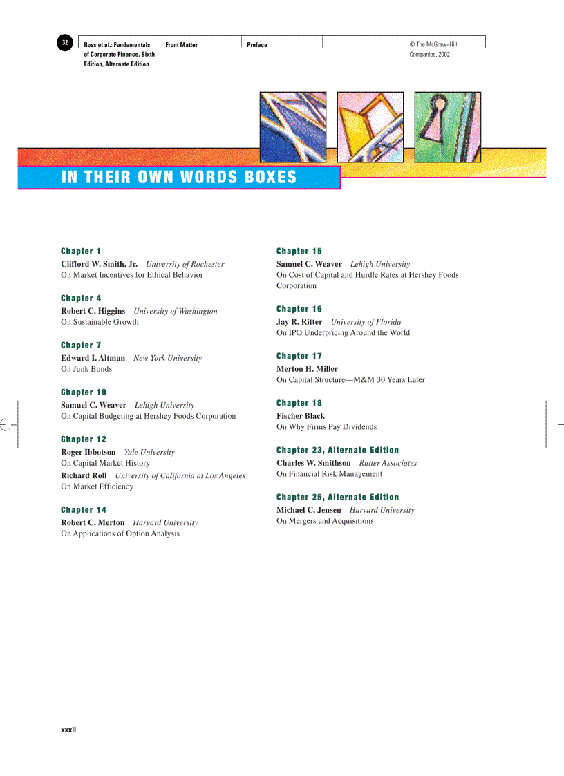 image for page Fundamentals Of Corporate Finance