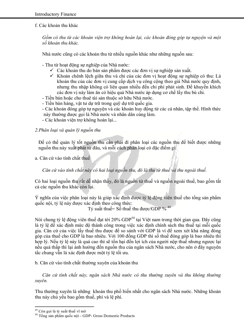 image for page Đề cương bài giảng tham khảo Môn Lý thuyết tài chính