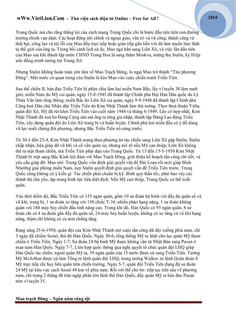 image for page Mao Trạch Đông ngàn năm công tội