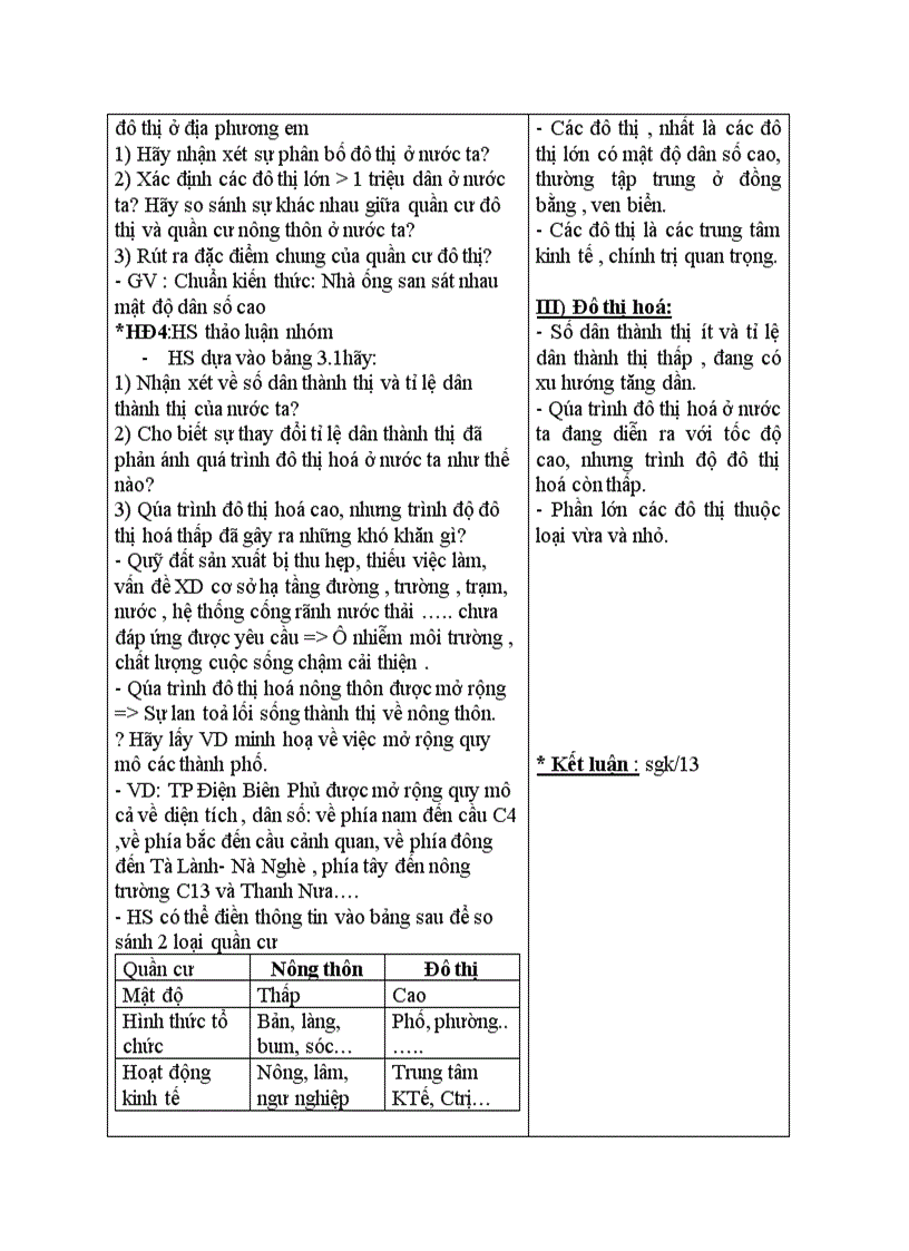 image for page Địa lý PHÂN BỐ DÂN CƯ VÀ CÁC LOẠI HÌNH QUẦN CƯ