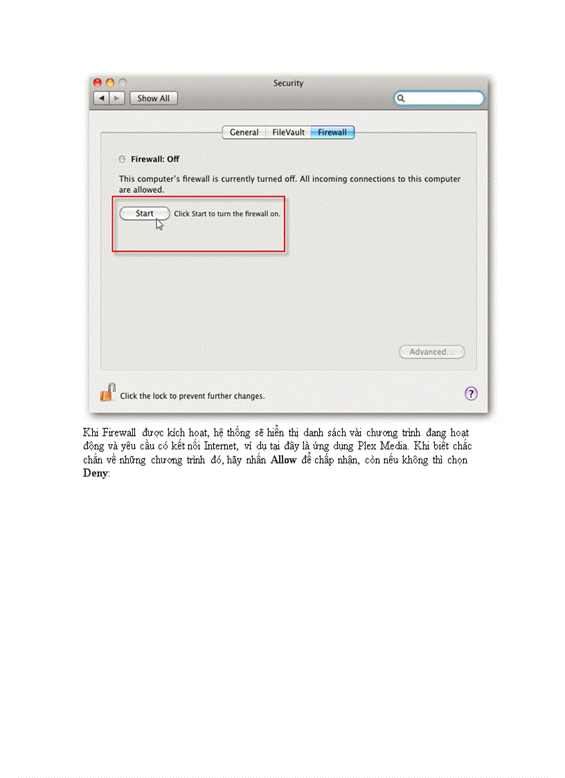 image for page Kích hoạt chế độ Firewall trong Mac OS X Snow Leopard