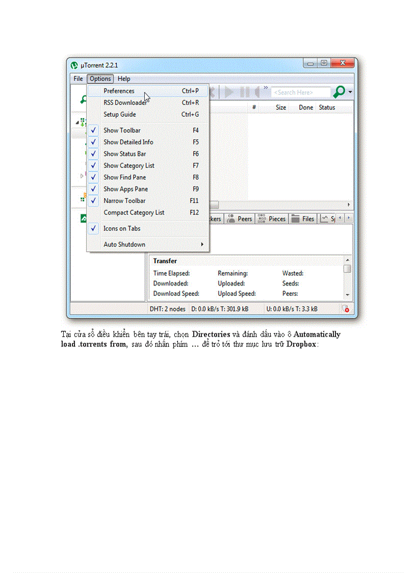 image for page Sử dụng Dropbox để điều khiển torrent từ xa