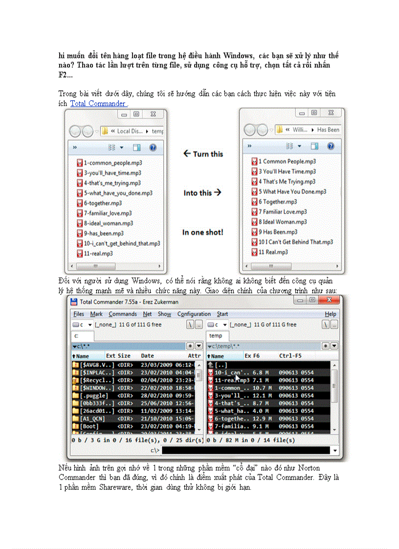 image for page Đổi tên file hàng loạt với Total Commander