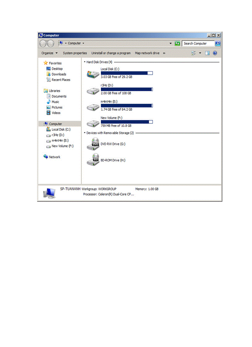 image for page Giấu các phân vùng ổ đĩa trong Windows