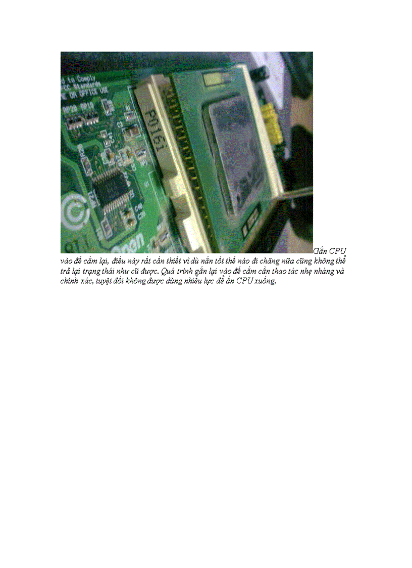 image for page Cách sửa chân CPU