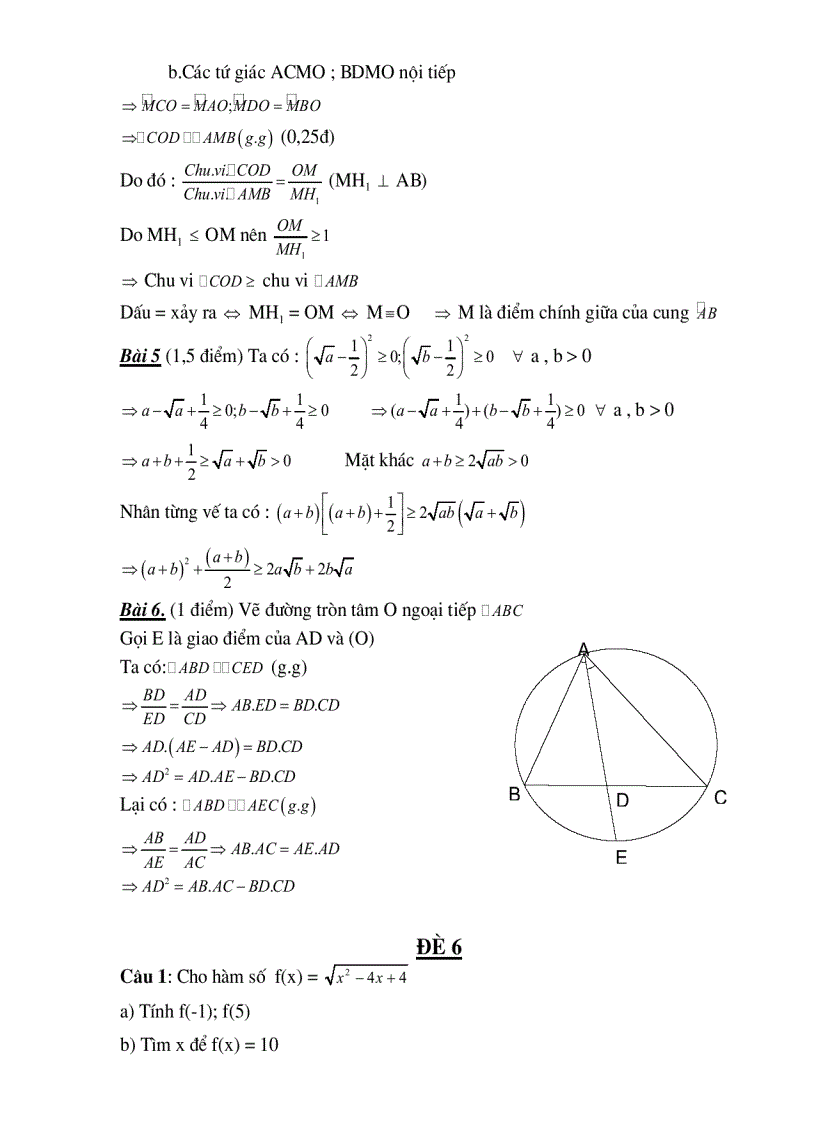 image for page Ôn tập cuối kì II môn Toán 12 THPT Nguyễn Trãi Khánh Hòa 2007 2008