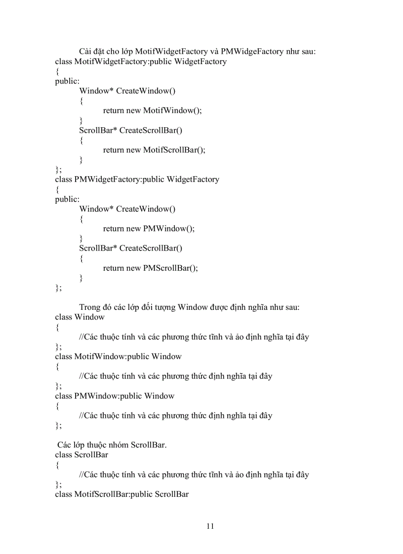 image for page Các mẫu design pattern