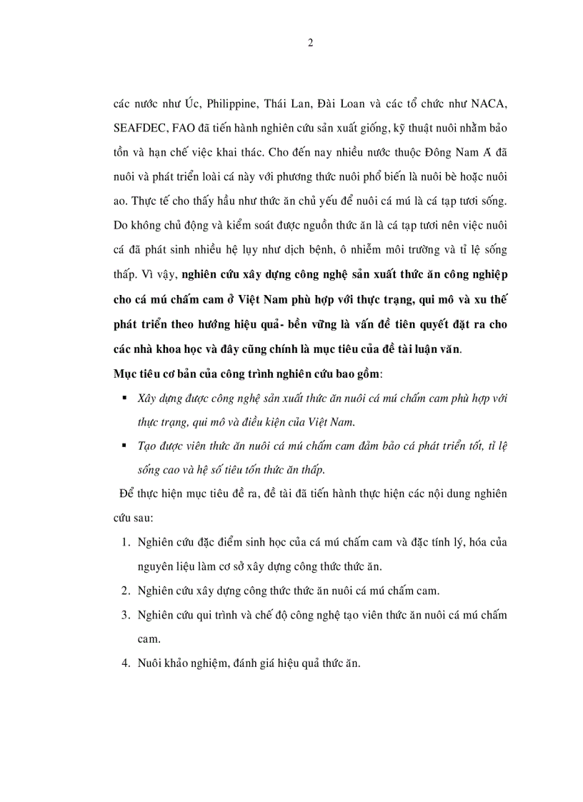 image for page Nghiên cứu công nghệ sản xuất thức ăn cho cá mú chấm cam nuôi thương phẩm