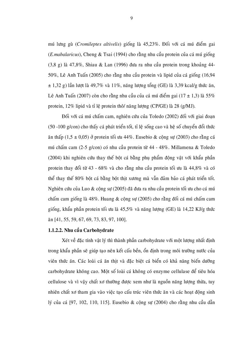 image for page Nghiên cứu công nghệ sản xuất thức ăn cho cá mú chấm cam nuôi thương phẩm