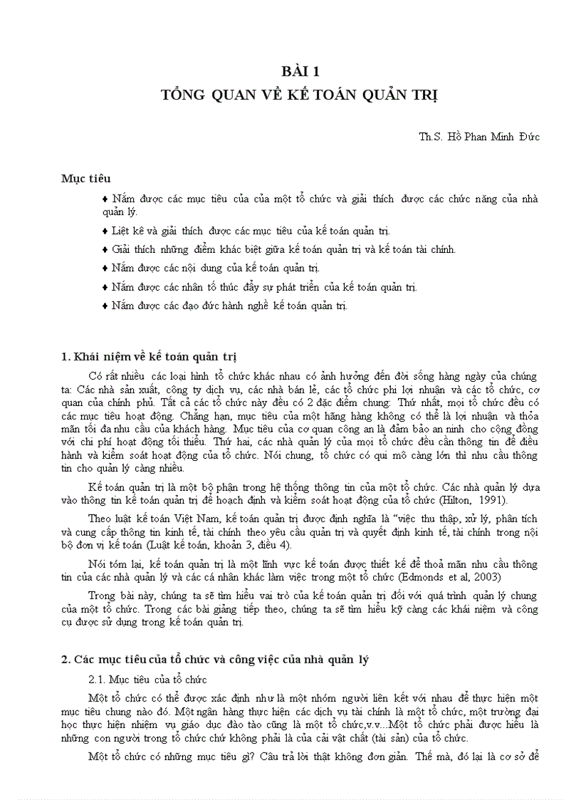 image for page Kế toán Quản trị 1