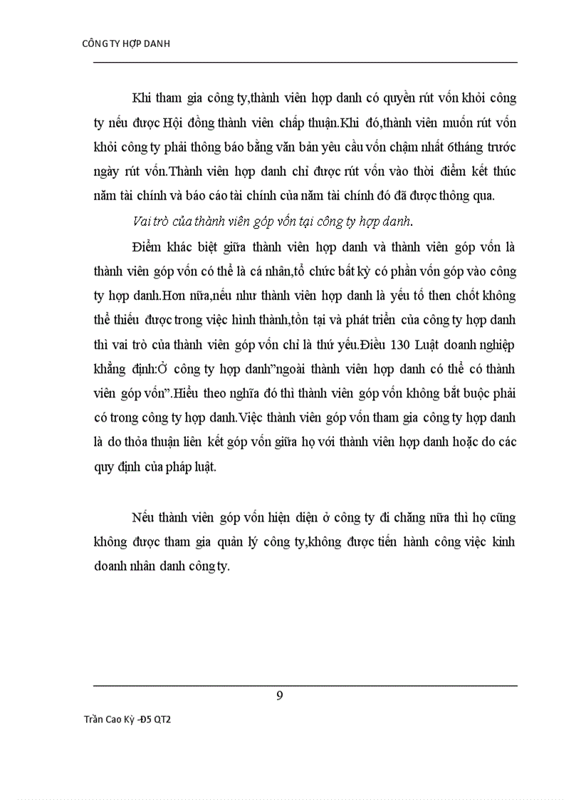 image for page Phân tích khái niệm đặc điểm va bộ máy của công ty hợp danh