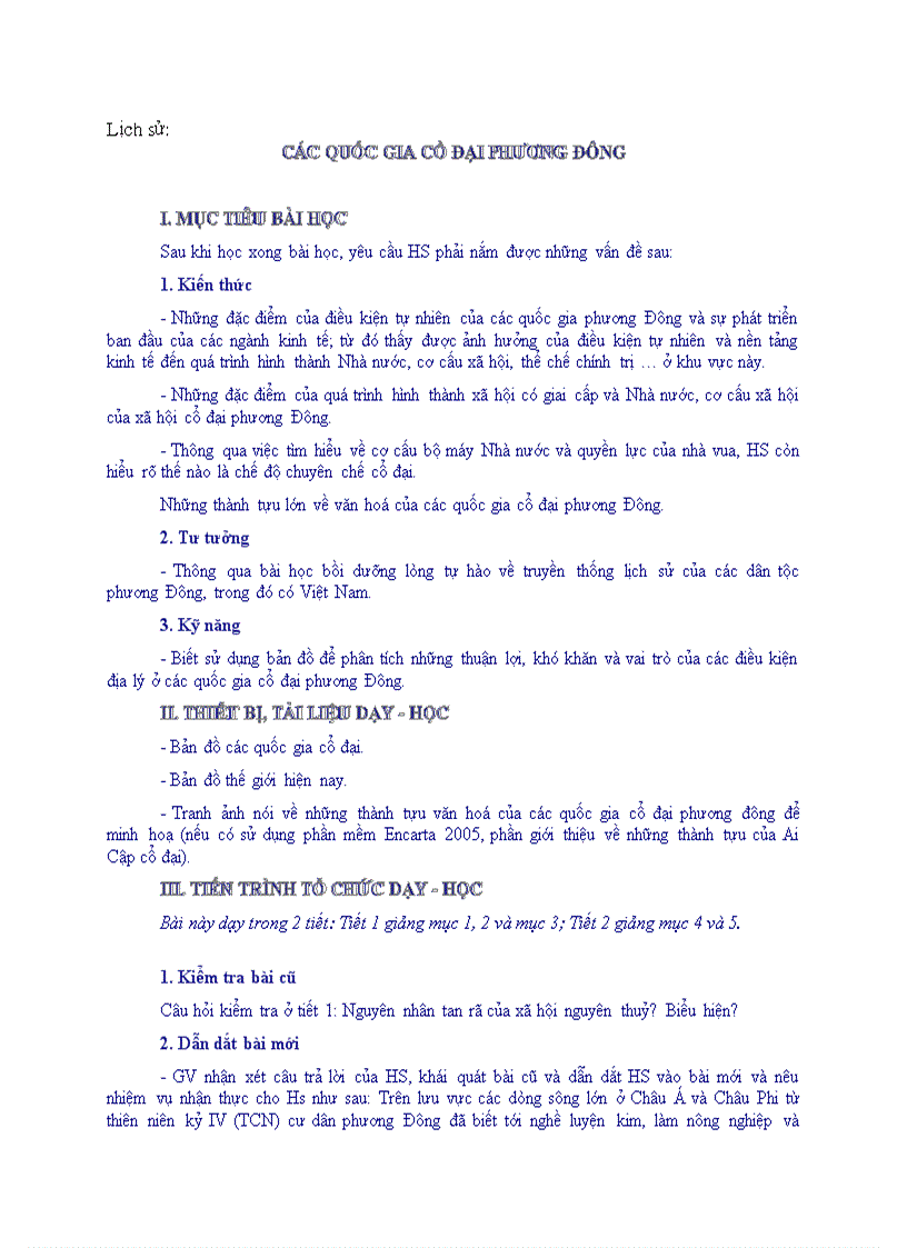 image for page Lịch sử CÁC QUỐC GIA CỔ ĐẠI PHƯƠNG ĐÔNG 1