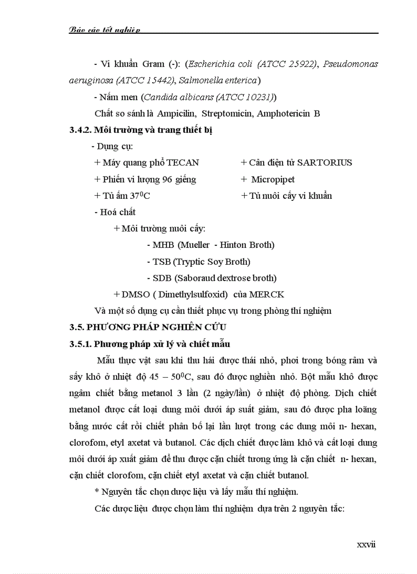 image for page Nghiên cứu sàng lọc và tìm kiếm một số loài thảo dược Việt Nam có hoạt tính kháng sinh nhằm chữa trị bệnh cho gia súc