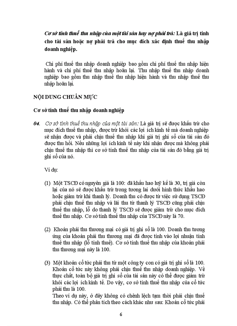 Hướng dẫn kế toán thực hiện sáu 06 chuẩn mực kế toán ban hành theo Quyết định số 165 2002 QĐ BTC ngày 31 12 2002 của Bộ trưởng Bộ Tài chính