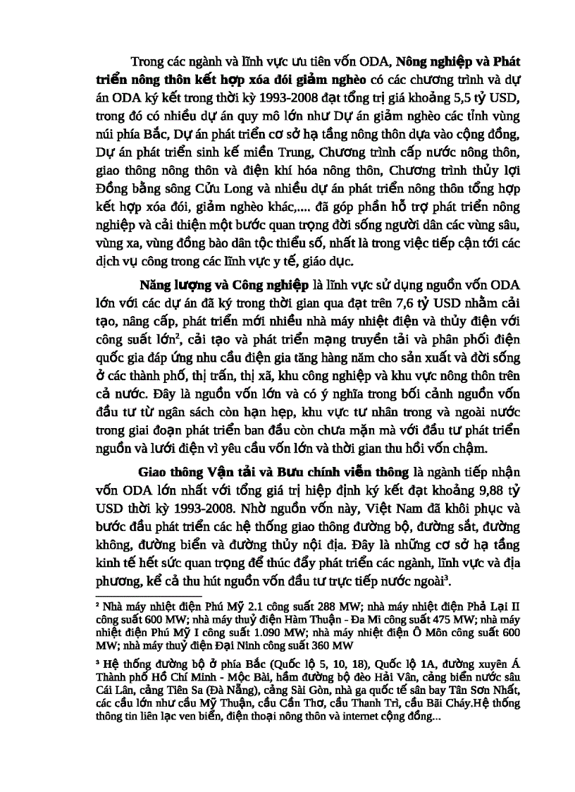 image for page Tổng quan về ODA ở việt nam trong 15 năm