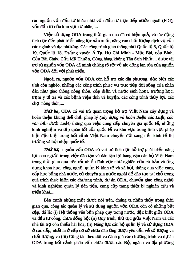 image for page Tổng quan về ODA ở việt nam trong 15 năm