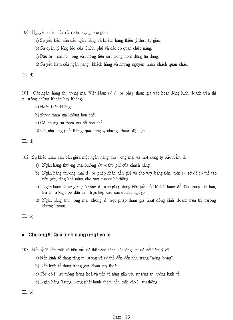 image for page Đề thi tài chính tiền tệ