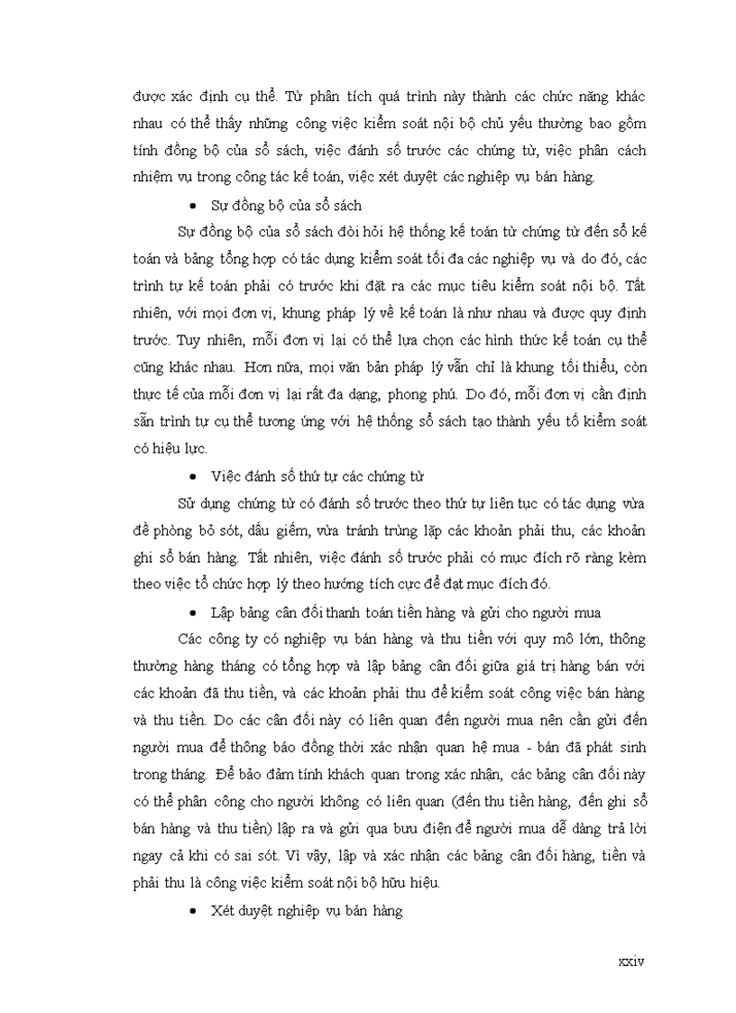 image for page Tìm hiểu hệ thống kiểm soát nội bộ chu trình bán hàng thu tiền tại công ty TNHH đầu tư phát triển Vân Long