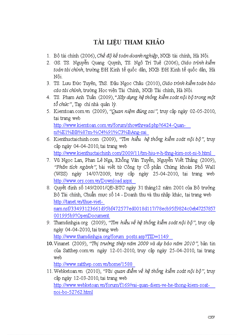 image for page Tìm hiểu hệ thống kiểm soát nội bộ chu trình bán hàng thu tiền tại công ty TNHH đầu tư phát triển Vân Long