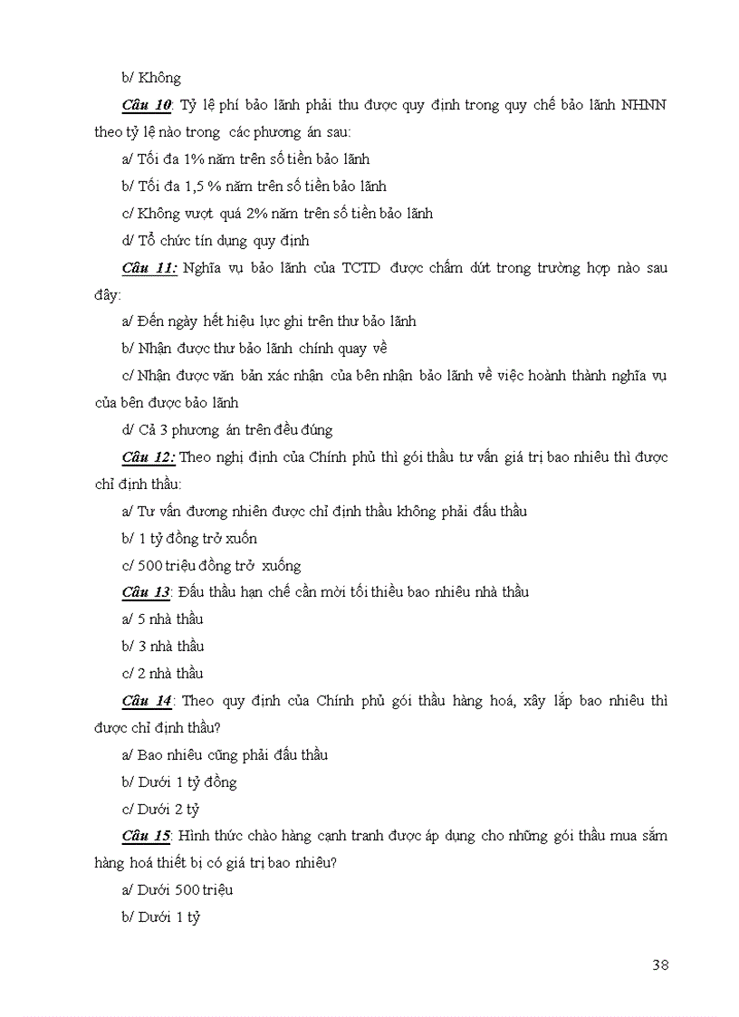 image for page Một số đề thi và các dạng câu hỏi vào các ngân hàng