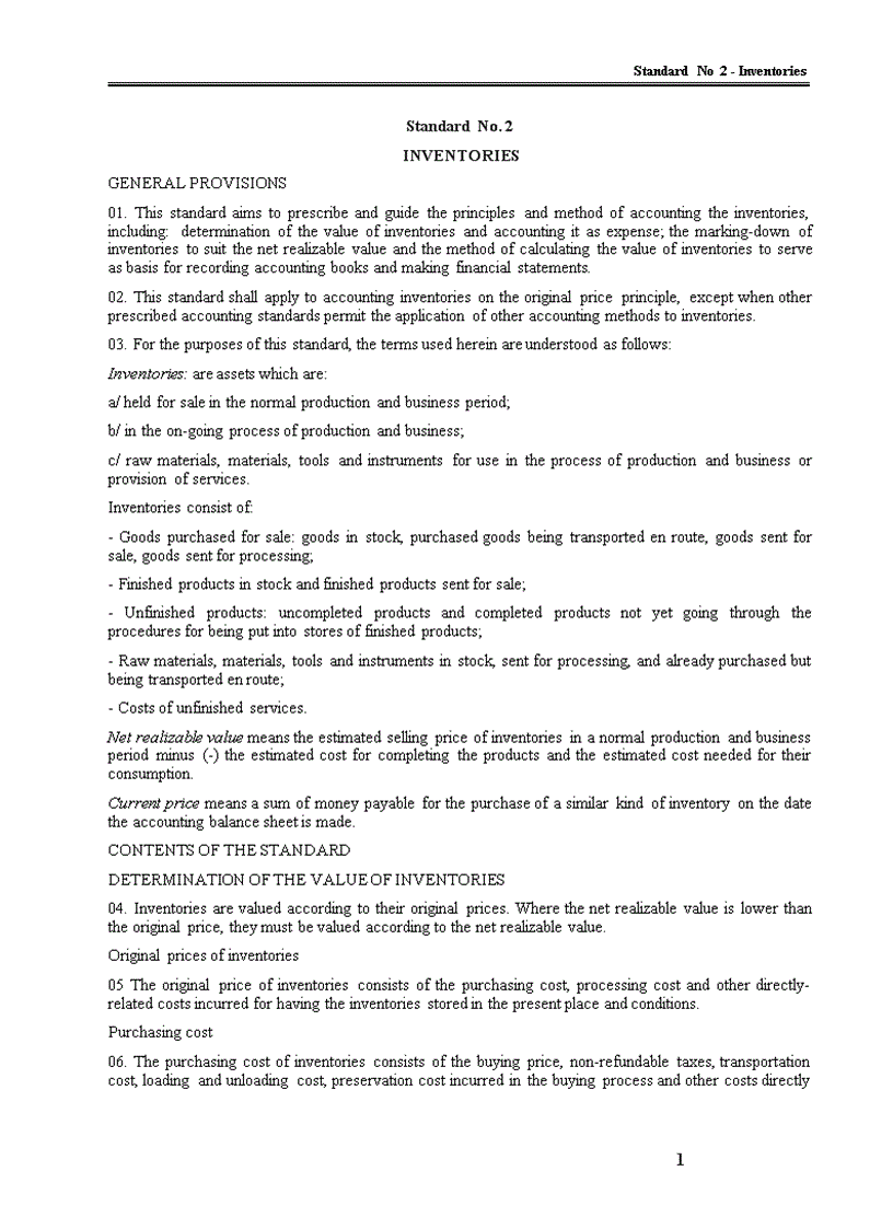 image for page 26 chuẩn mực kế toán Việt Nam bản tiếng Anh