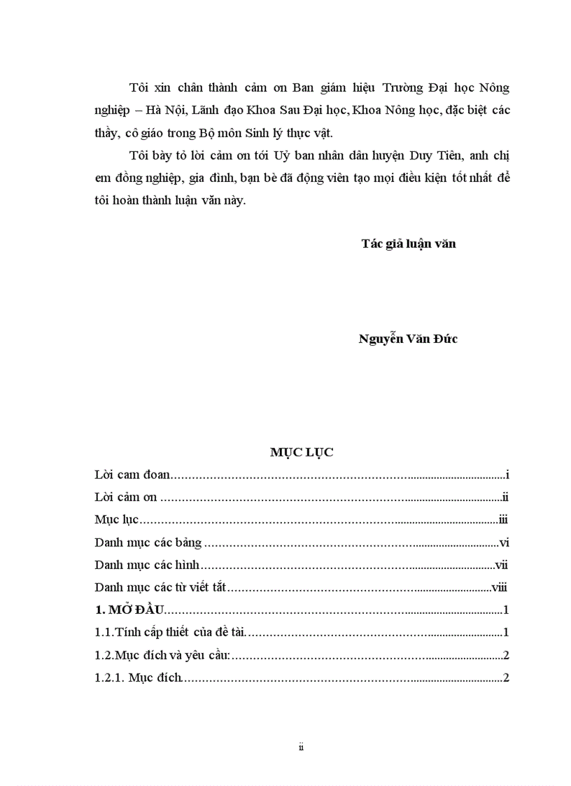 image for page Nghiên cứu ảnh hưởng của phân bón lá và chế phẩm vi sinh Biogro đến sinh trưởng phát triển và năng suất lúa tại Duy Tiên Hà Nam