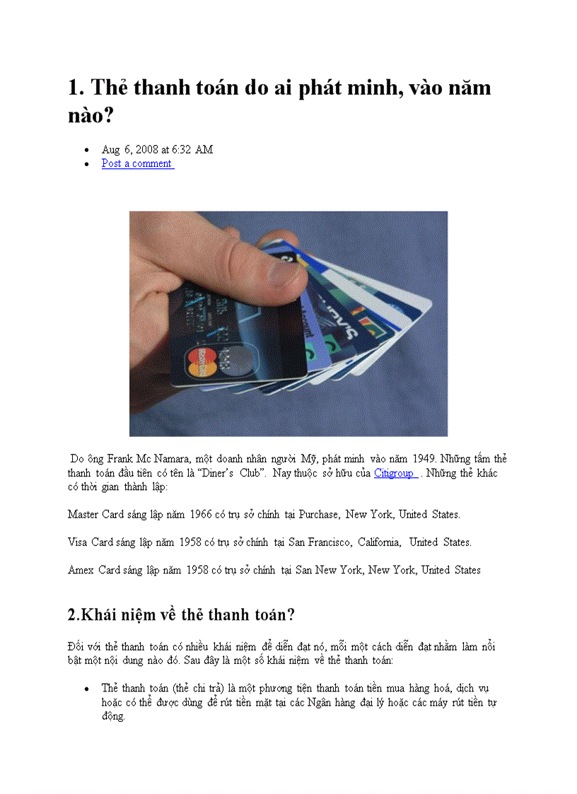 image for page Tài liệu về thẻ tín dụng